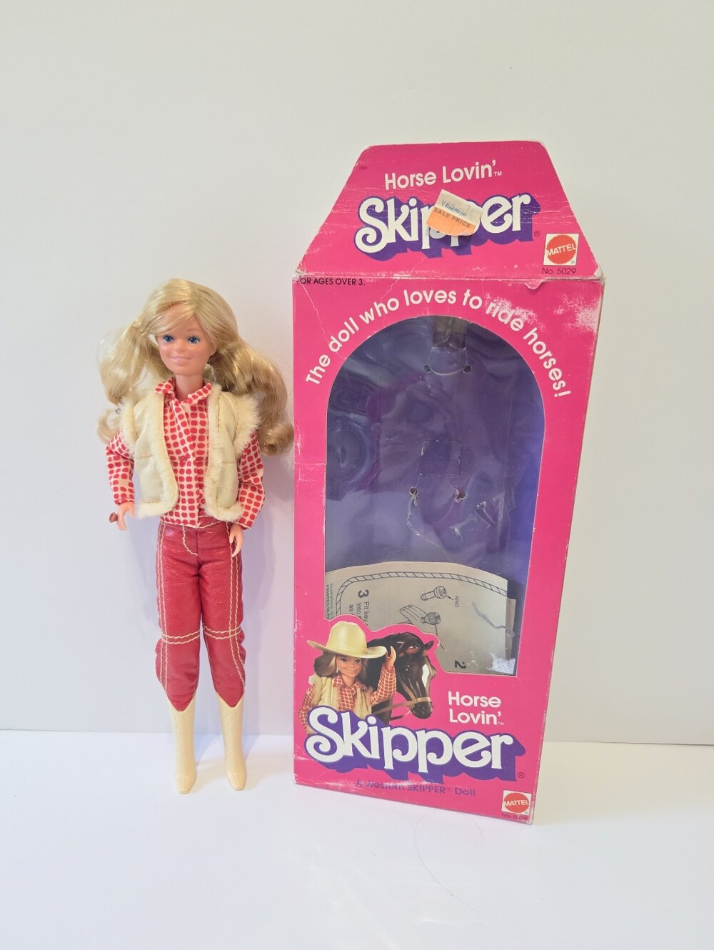 1982 Barbie Horse Lovin' Skipper #5029 Open Box